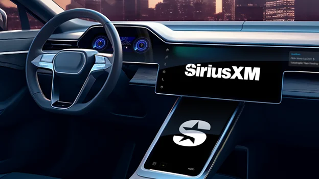 SiriusXM car interior dashboard